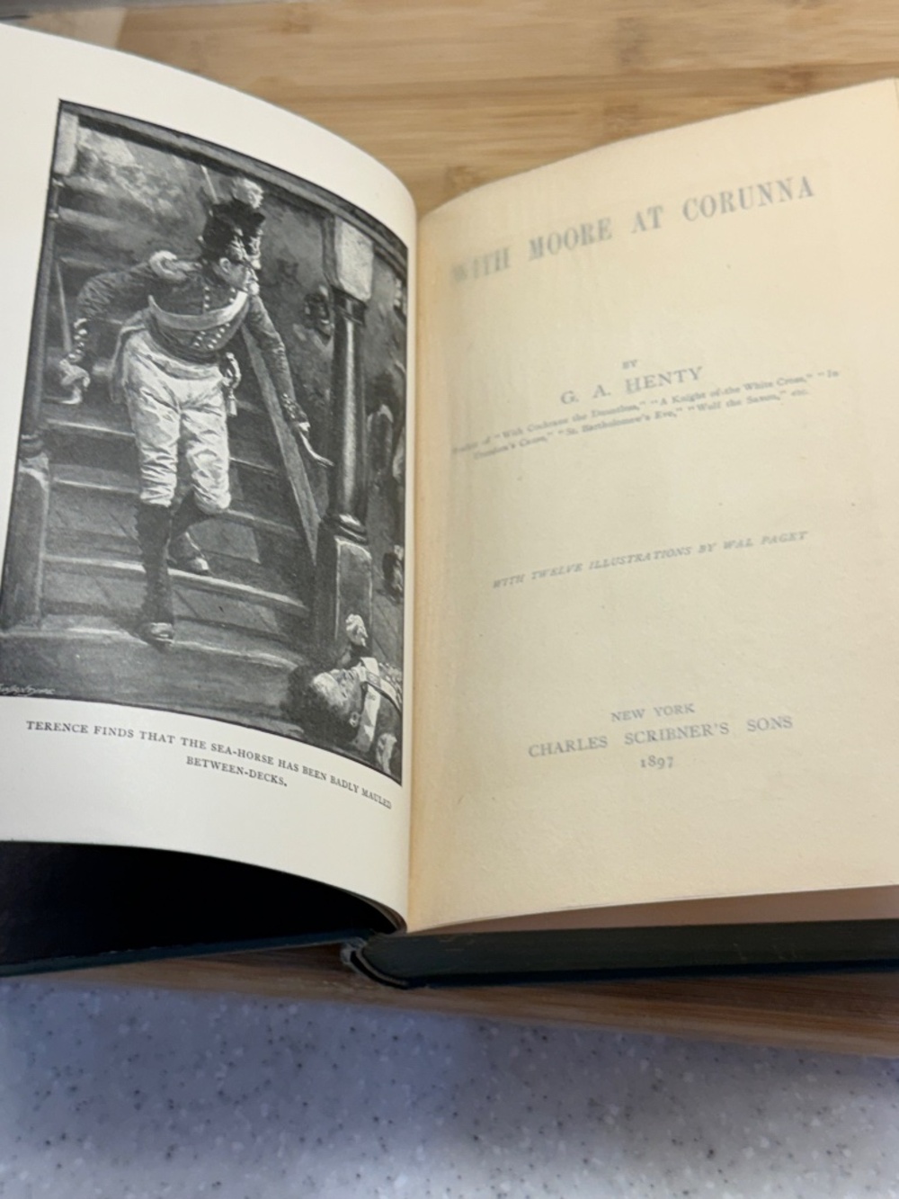 With Moore at Corunna by G. A. Henty, BOOK - Picture 2 of 4